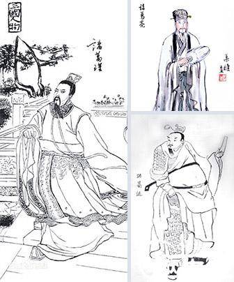 历史上被称为诸葛三兄弟都是谁？历史图片