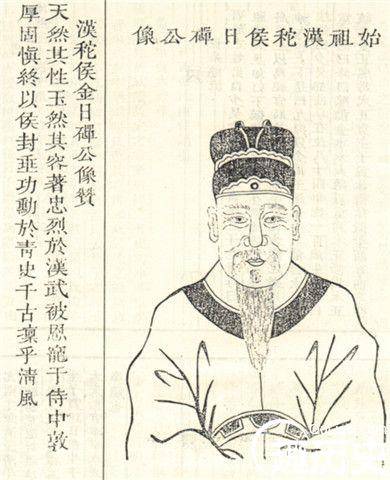 金日磾历史图片