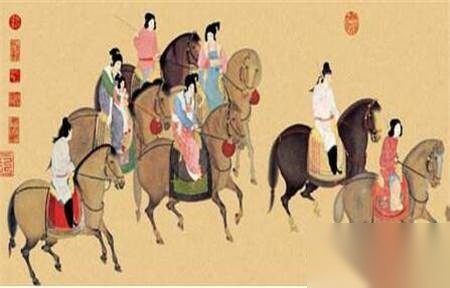 杨国忠与虢国夫人历史图片