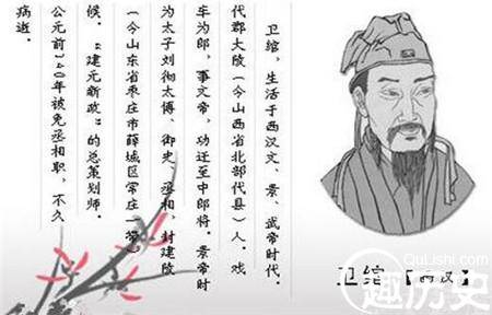 西汉大臣卫绾历史图片
