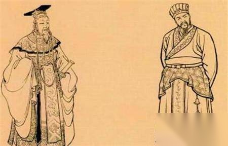 晋文公称霸历史图片