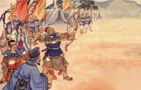 养由基最终战死沙场历史图片