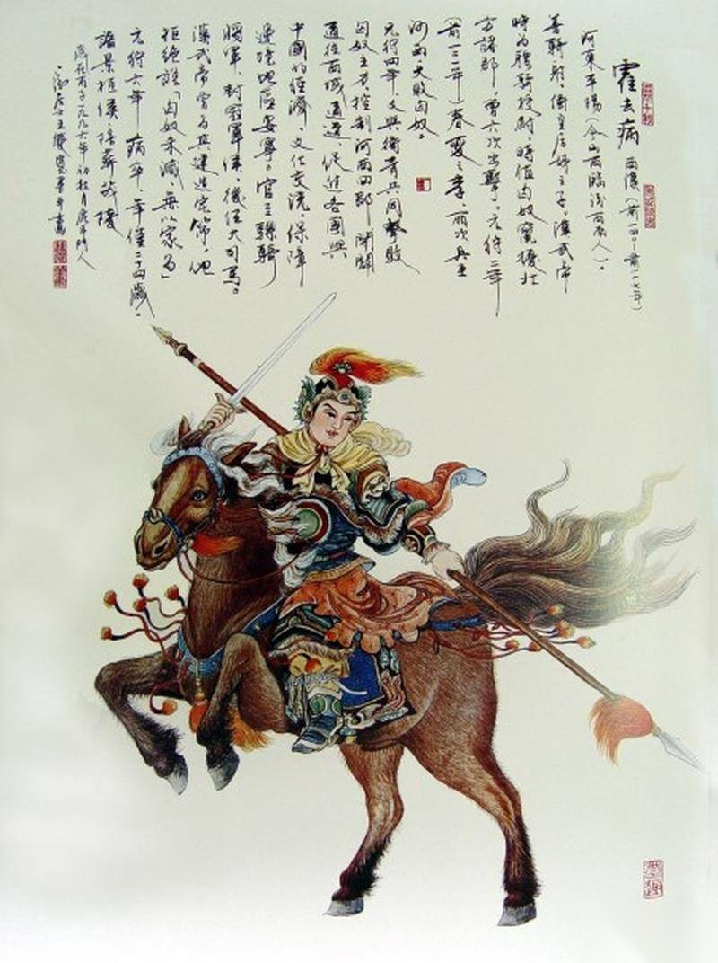 霍去病历史图片