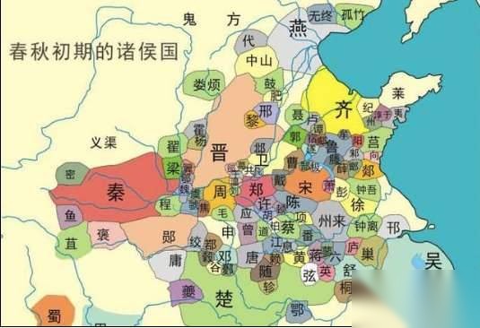 西周分封的最重要诸侯国历史图片