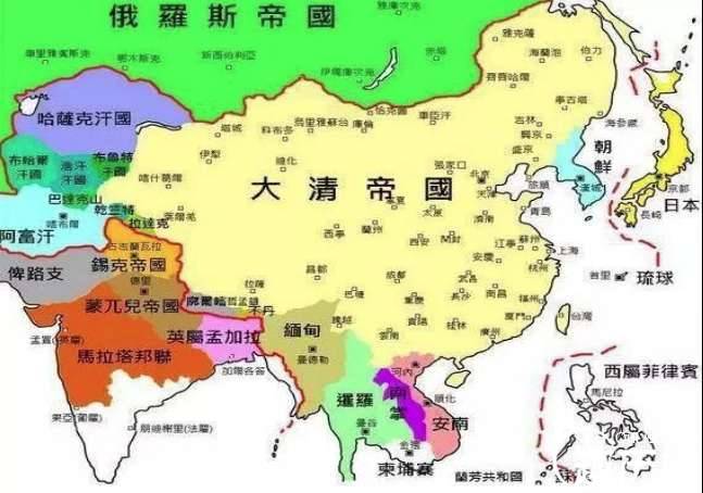 清朝历史图片