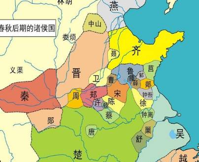 春秋五霸历史图片