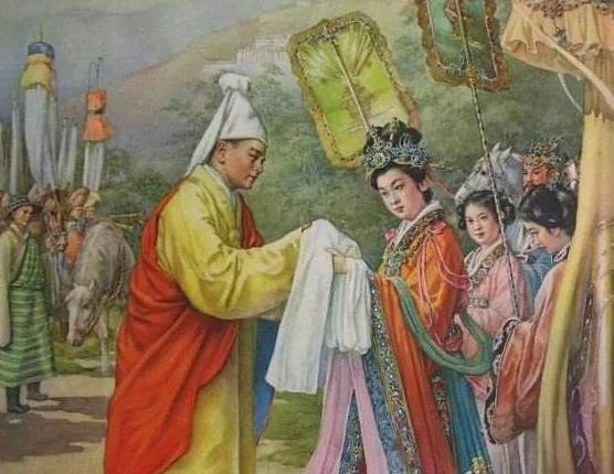 文成公主历史图片