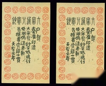 纸币历史图片