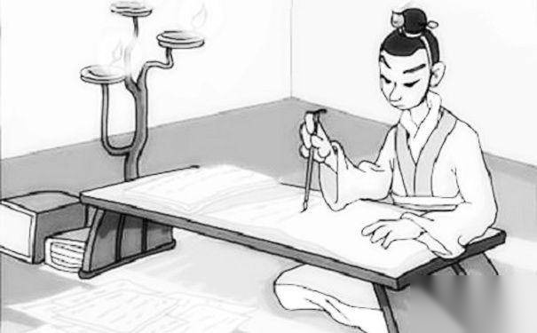 晋代大家左思历史图片