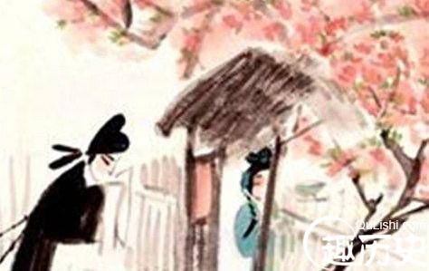 崔护历史图片