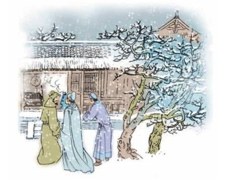 程门立雪历史图片