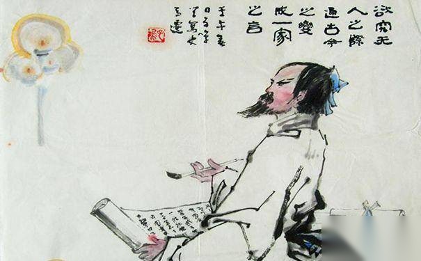 司马迁写史记历史图片