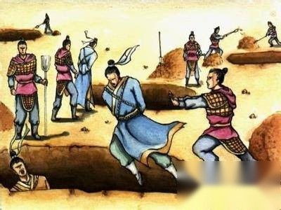 焚书坑儒历史图片