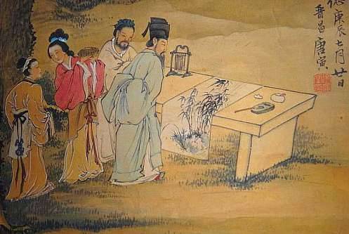 唐伯虎历史图片