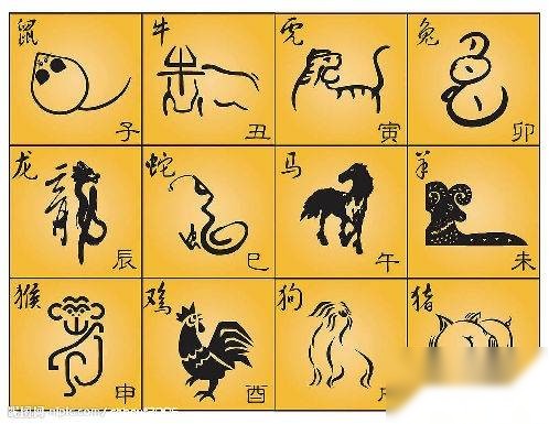 十二生肖历史图片