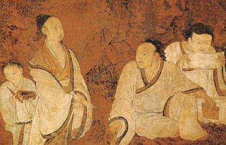 《授经图》历史图片