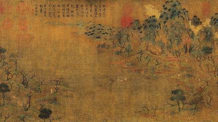 《游春图》历史图片