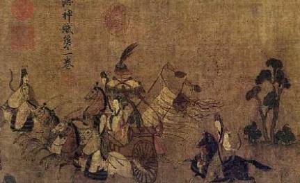 《游春图》历史图片