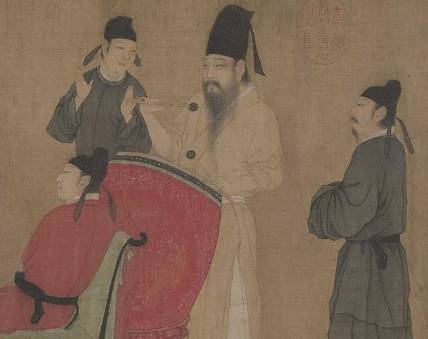 韩熙载夜宴图历史图片