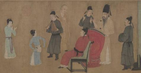 韩熙载夜宴图历史图片
