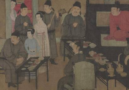 韩熙载夜宴图历史图片