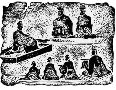 箕踞历史图片