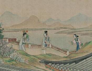 滴翠亭偷听历史图片