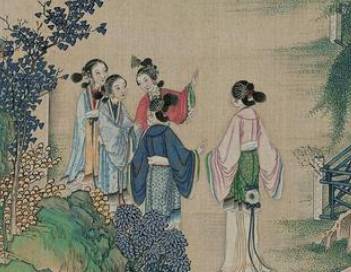 黛玉葬花历史图片