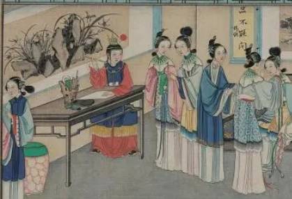 宝钗历史图片