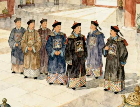 顾命八大臣历史图片