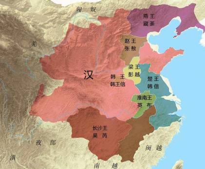 汉初剪除异姓诸侯历史图片