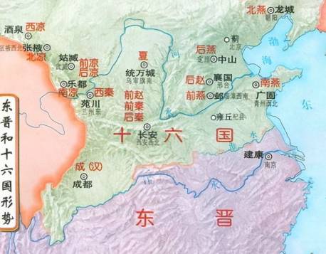 十六国历史图片