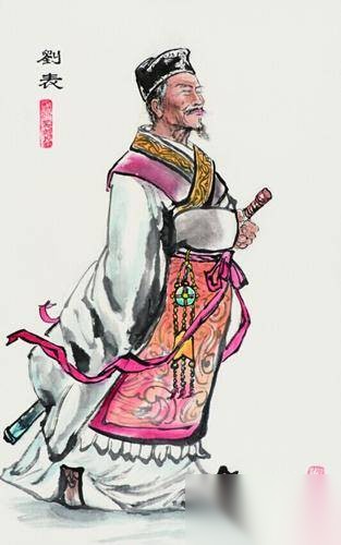 刘表历史图片