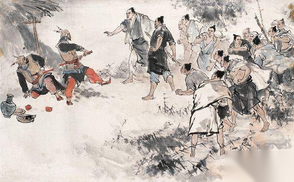 大泽乡起义历史图片