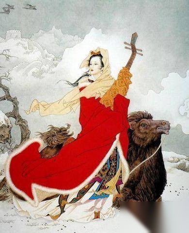 和亲匈奴的宫人历史图片