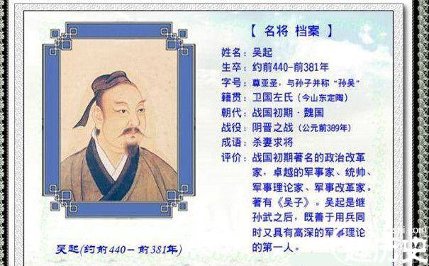 吴起变法历史图片