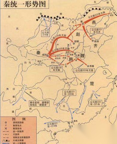 秦灭六国历史图片
