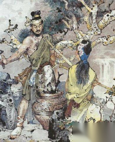 干将铸剑的故事历史图片