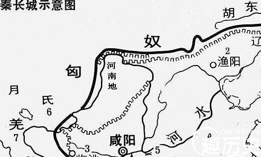 秦长城历史图片