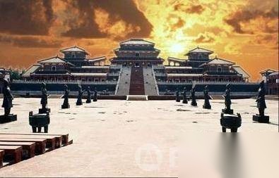 阿房宫历史图片