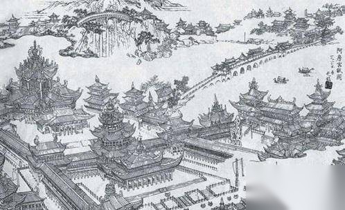 阿房宫历史图片