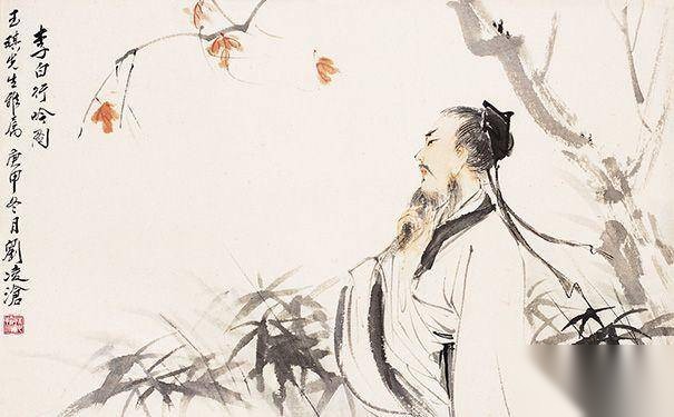 诗仙李白历史图片