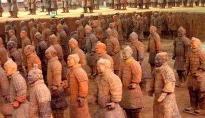 秦始皇陵历史图片