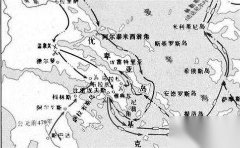 萨拉米湾海战历史图片