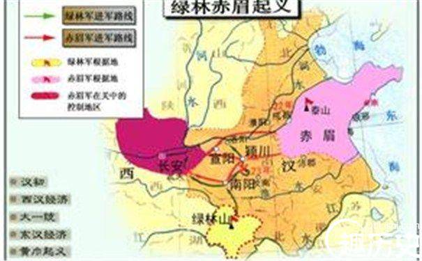 绿林赤眉起义历史图片