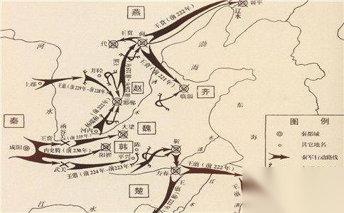 秦灭六国之战历史图片