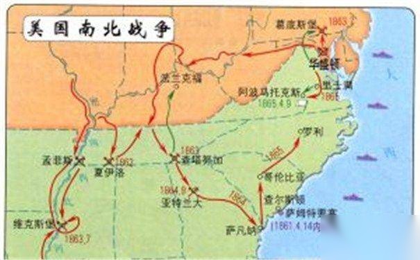南北战争历史图片