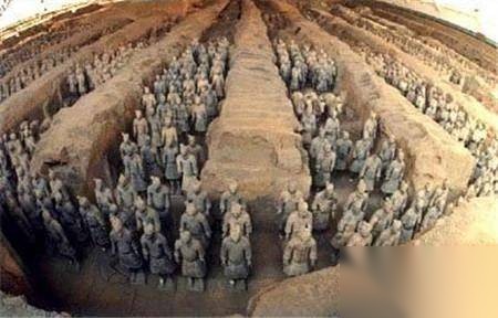 秦始皇陵历史图片