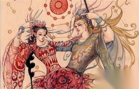 伏羲女娲历史图片