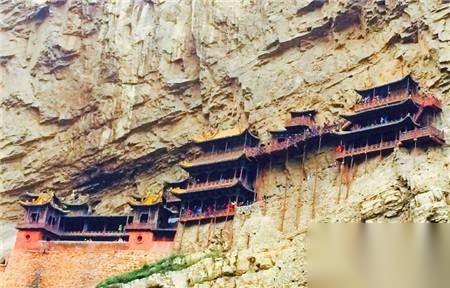 悬空寺历史图片